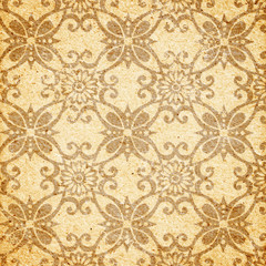 detail of the traditional decorative print paper wallpaper