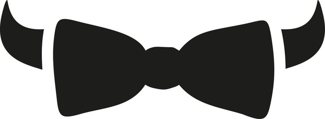 Wall Mural - Bow tie with neckband