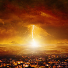 Wall Mural - judgment day, end of world