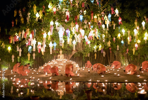 Fotografie, Obraz The Yi Peng Lantern Festival is one of the most symbolic and most beautiful even