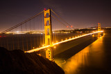 Fototapeta Most - Golden Gate Bridge night view
