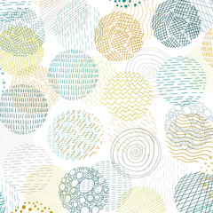  Vector Illustration of a Background Design with Hand Drawn Design Elements