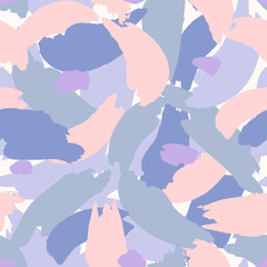 Poster - hand drawn abstract seamless pattern