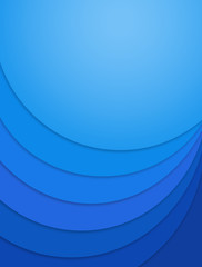 Wall Mural - blue abstract multilayered effect background with copy space for text. raster design template graphi