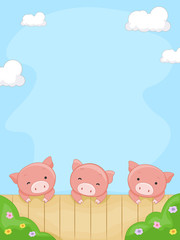 Poster - Pigs Yard Frame