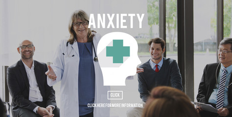 Poster - Anxiety Disorder Apprehension Medical Concept