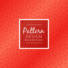 creative red pattern design