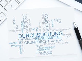 Wall Mural - Durchsuchung