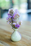 Fototapeta Lawenda - Dried flowers in a vase