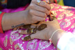 © SIRIUS* - applying henna on hand, Hindu wedding ,Rajasthan, India