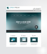 © DavidArts - Minimal Website Home Page Design with Slider background and space for text in header and footer.