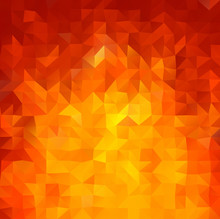 Shiny Red Vector. Abstract Mosaic Background With Triangles Shapes.