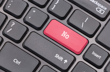 Aufkleber - Computer keyboard closeup with 