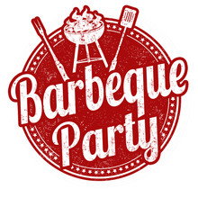 Barbecue Party Stamp