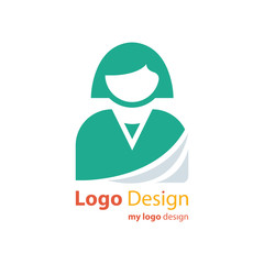 Wall Mural - business avatar logo