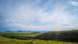 The rolling hillside of Montana
