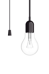 Aufkleber - Light Bulb with Cord  Switch. 3d Rendering