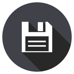 Poster - gray flat vector icon