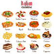Italian Cuisine Icons
