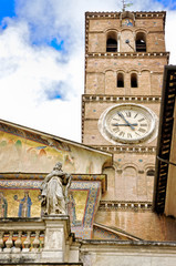 Wall Mural - The Basilica of Santa Maria in Trastevere - Rome Italy