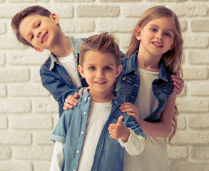 Cute stylish children