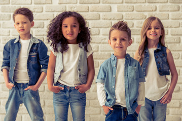 Cute stylish children