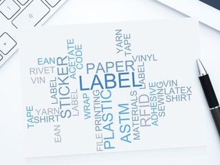 Wall Mural - Label