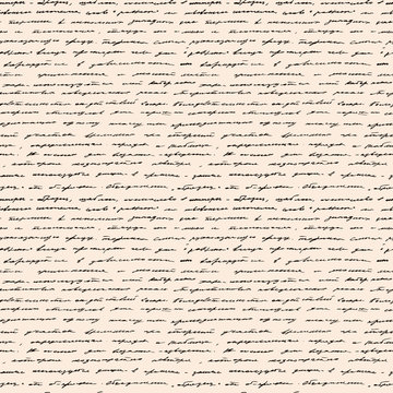 Seamless Handwriting Text