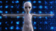 © crimson - 3D Illustration; 3D Rendering of an Alien