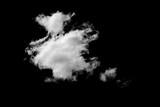 Fototapeta Łazienka - clouds isolated on black background
