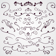 Wall Mural - Hand drawn design elements
