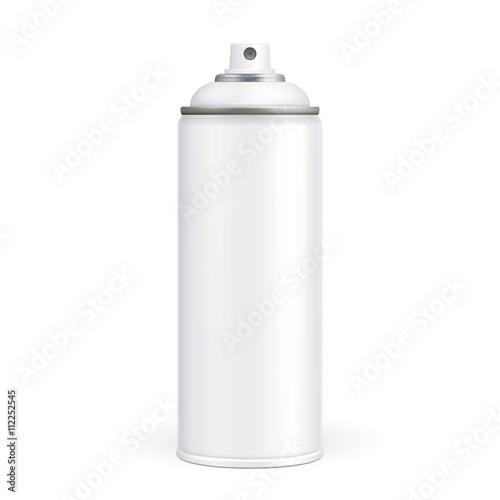 Láminas White Paint Aerosol Spray Metal 3D Bottle Can, Graffiti, Deodorant, Household Chemicals, Poison