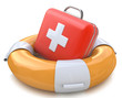 © Terminator3d - First aid kit and life belt