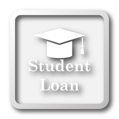 Canvas Print - Student loan icon