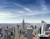 Fototapeta  - New York city, fantastic view over manhattan.
