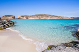 Fototapeta Morze - Blue lagoon à Malte, Comino