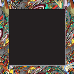 Wall Mural - colorful frame
