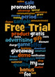 © kalpis - Free Trial, word cloud concept 2