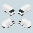 © poganka06 - Van for the carriage of goods. Car in isometric.
