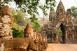 Faces at the entrance of Bayon Temple in Angkor Wat, Cambodia