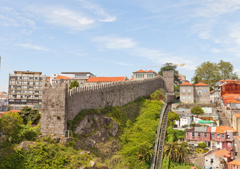 Wall Mural - Ferdinand Walls of Porto, Portugal. UNESCO site