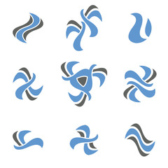  Abstract vector icons and symbols,logo design elements
