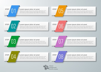 Wall Mural - web button and headline design, vector graphics