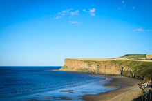 Cliff At Saltburn By The Sea, North Yorkshire, UK
