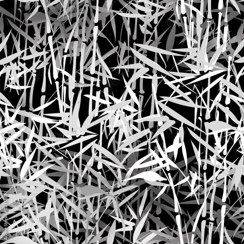 Tapety do sypialni monochromatyczny-tropikalny-bambus-wektor-bez-szwu