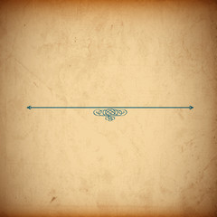 Wall Mural - old paper texture with vintage design element