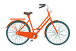 Bicycle isolated vector Bike