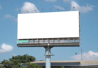 Wall Mural - Blank Billboard Template with clipping path