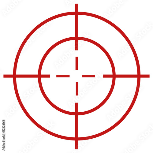 Rotes Fadenkreuz Stock Vektorgrafik Adobe Stock