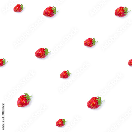 ripe fresh red strawberries